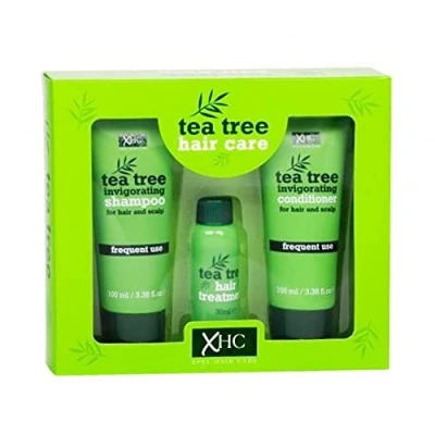 Image of XHC TEA TREE OIL GIFT SET SHAMPOO, CONDITIONER, HAIR TREATMENT AND SCALP