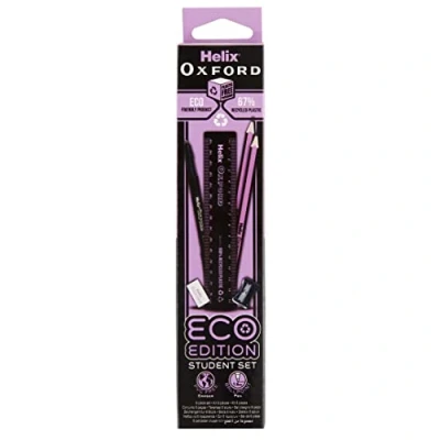 Image of Helix Oxford Eco Student Set Pink