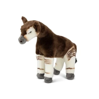 Image of Tobar ANIMIGOS WORLD OF NATURE OKAPI Forest Giraffe Plush Toy