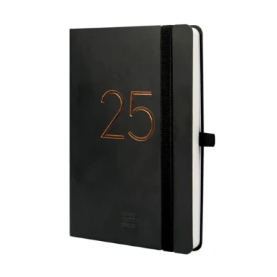 Image of Finocam Capri 2024 2025 16 Month Diary Horizontal Week View September December (16 Month) Black International