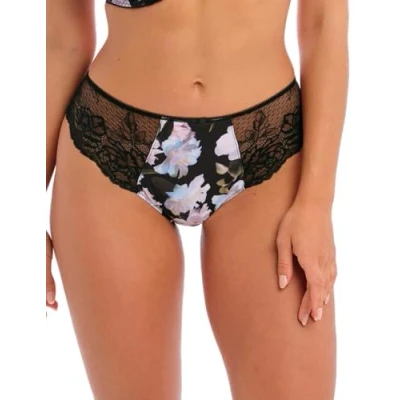 Image of Fantasie Women&#039;s Rhiannon Briefs Bikini Style Underwear, Midnight Rose, XS
