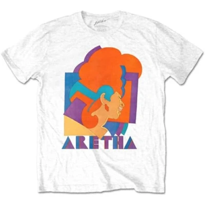 Image of SVIG Aretha Franklin Milton Graphic White T Shirt WhiteSmall
