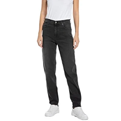 Image of REPLAY Women&#039;s WB471 Keida Friday Jeans, Black 098 1, 29W / 30L