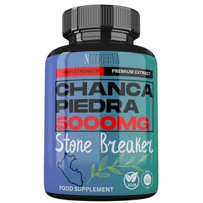 Image of Chanca Piedra 5000mg Stone Breaker 90 Vegan Tablets High Strength Supplement UK Made