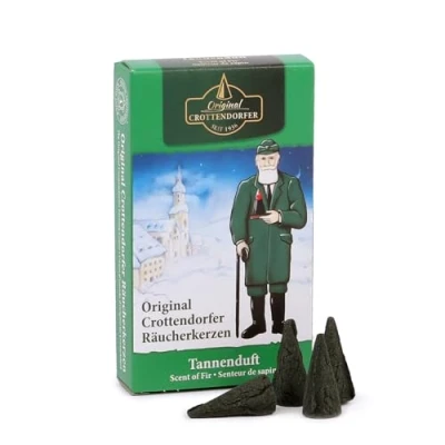 Image of Crottendorfer incense candles, winter fragrance, Tannenduft