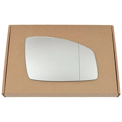 Image of Less4spares Wing Mirror Glass Right Compatible with Renault Espace 2003 2009 STICK ON Driver Off Side Blind Spot