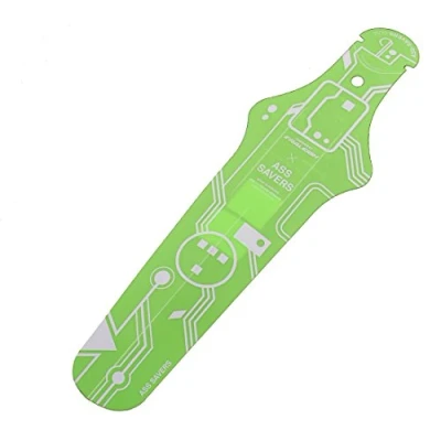 Image of ASS SAVERS Raleigh Extended Rear Clip On Mudguard Road Mountain Bike Green