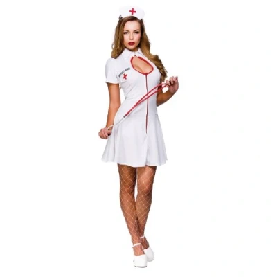 Image of Adult Womens Naughty Nurse Fancy Dress Costume Large (UK 18 20)
