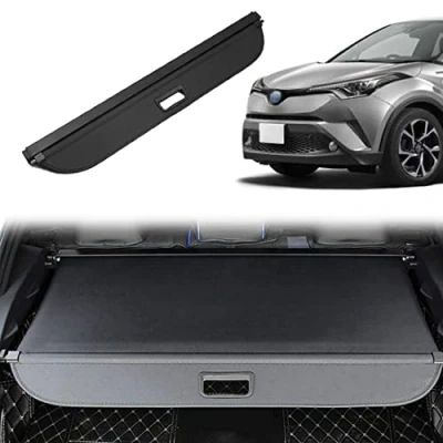 Image of WangSiwe Car Retractable Rear Trunk Parcel Shelf for Toyota C HR CHR 2016 2019 Luggage Shade Shield Cargo Security Cover Curtain Privacy Protective Accessories