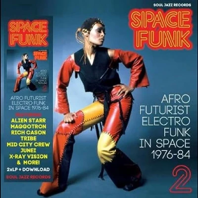 Image of Various Soul &amp; Funk Space Funk: Afro Futurist Electro In 1976 82 Vol. 2 Sealed 2023 UK LP vinyl set SJRLP521