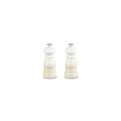 Image of Le Creuset Mini Salt and Pepper Set Meringue 12 cm