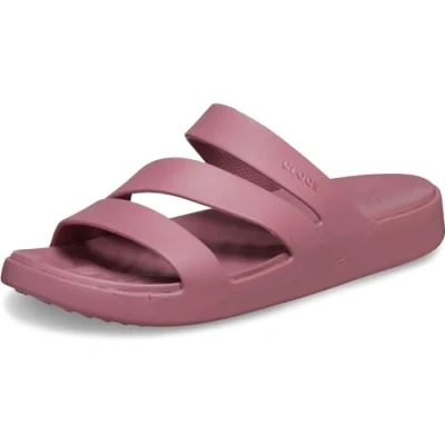 Image of Crocs Women&#039;s Getaway Strappy Sandal, Cassis, 3 UK