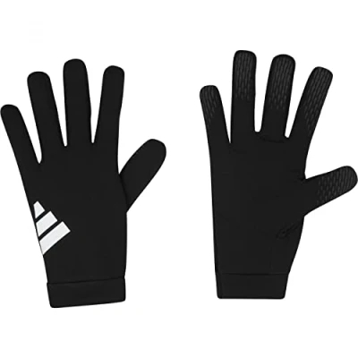 Image of adidas Unisex Goalkeeper Gloves (W/O Fingersave) Tiro Gl LGE FP, Black/White/Black, HN5609, Size 9