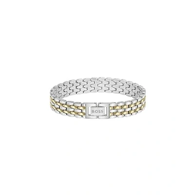 Image of BOSS Jewelry Women&#039;s ISLA Collection Link Bracelet Two Tone 1580517