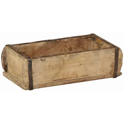 Image of vidaXL Tray 30x15x9 cm Solid Wood Reclaimed