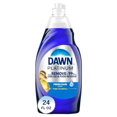 Image of Dawn Platinum Dishwashing Liquid Dish Soap, Refreshing Rain, 24 fl oz