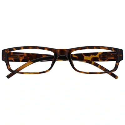 Image of The Reading Glasses Company Brown Tortoiseshell Lightweight Comfortable Readers Mens Womens R32 2 +3.00