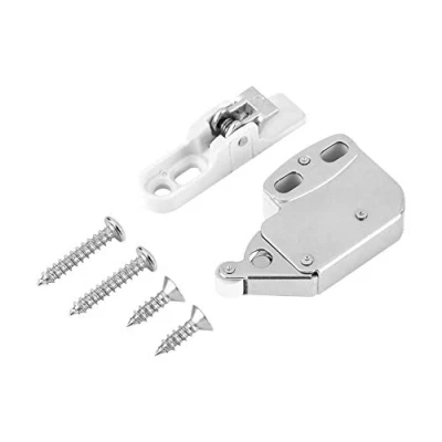 Image of Push to Open Touch Release Lock Bounce Cabinet Cupboard Doors Spring Loaded Mini Tip Latch Door