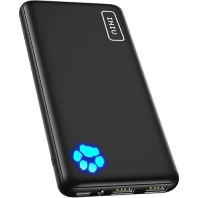 Image of INIU Power Bank, Portable Charger 10000mAh Slimmest &amp; Lightest High Speed USB C Input Output, PowerBank Triple 3A Phone Battery Pack for iPhone 16 15 14 13 Plus Pro Max Mini Samsung Xiaomi iPad