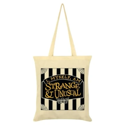 Image of I, Myself, Am Strange &amp; Unusual Cream Tote Bag
