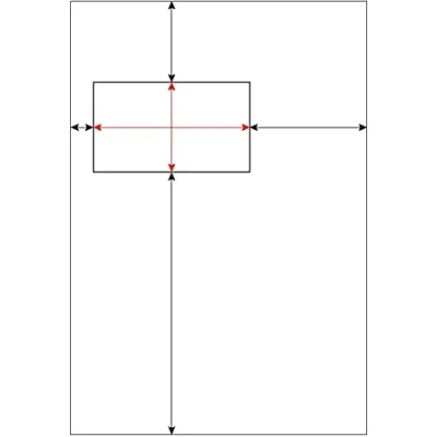 Image of 1000 X S14 Ebay/Amazon A4 Integrated Labels 110x60mm (S14/G14) Address Peel Off Pack of Sheets