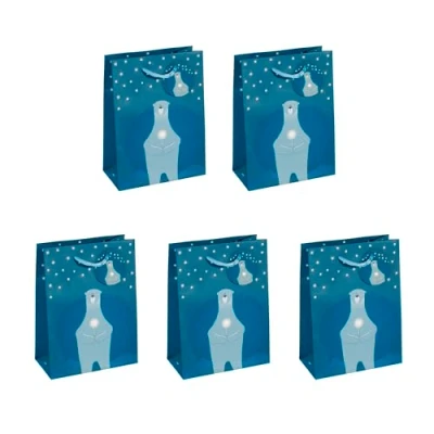 Image of SIGEL GT053 Gift bag small, petrol Blue, 17 x 23 cm