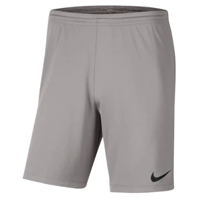 Image of NIKE BV6865 017 Y NK Dry Park III Short NB K Shorts Unisex Pewter Grey/Black Size S