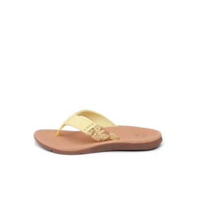 Image of Reef Women&#039;s Santa Ana Flip Flop, Pale Banana, 4 UK