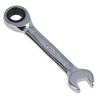 Image of 9mm Stubby Ratchet Combination Spanner Metric Wrench 72 Teeth SPN02