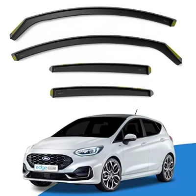 Image of EdgeVisors Wind Deflectors Set Fits: Ford Fiesta MK8 2017 onwards 5 Door Hatchback 4pc