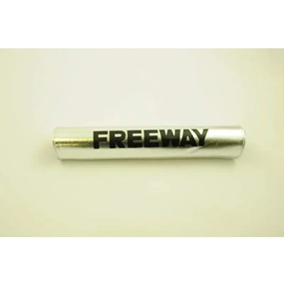 Image of Hard to find bike parts OLD SCHOOL BMX FREEWAY FRAME PAD CRASH CHROME SILVER NOS MADE IN 80’s