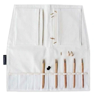 Image of Seeknit Interchangeable Circular Needle Set, White, S