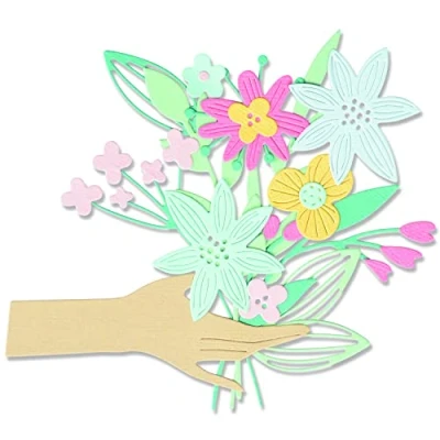Image of Sizzix Thinlits Die Set 12PK Pass The Bouquet by Olivia Rose 665895 Chapter 2 2022, Multicolor, One Size