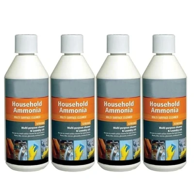 Image of 500ml Traditional Multi Purpose All Cleaner Household Ammonia Strong Surface &amp; Laundry Aid Stain Remover Liquid (4, 500ml)