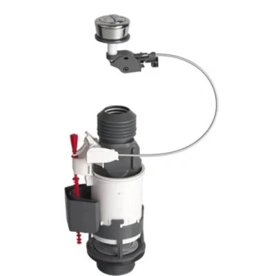 Image of Wirquin 10120446 Jolly dual flush Cistern Valve Multicoloured, mechanism