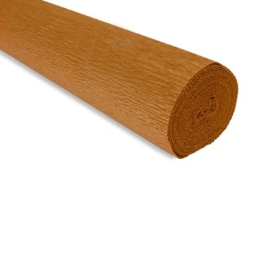 Image of FloristryWarehouse Crepe Paper roll 180g (50 x 250cm) Caramel Nut Brown (Shade 567)