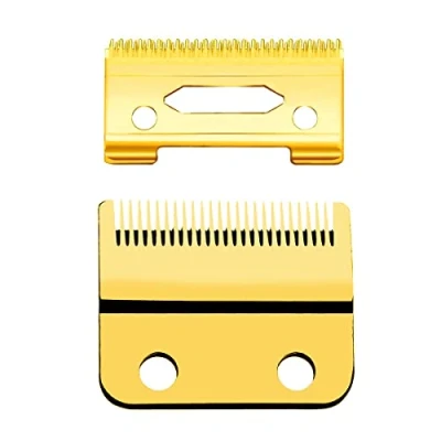 Image of VRMETA New Upgrade Professional Hair Clippers Replacement Blades for Wahl 5 Star Senior Magic Clip Compatible with 8148, 8504, 1919, 2241, 2240, 8591 (Gold)