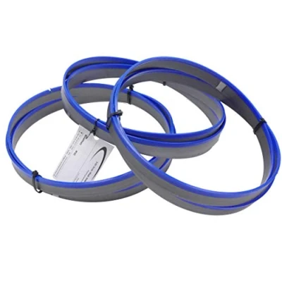Image of Set of 3 saw blades bi metal M 42 dimensions 2480 x 27 0.90 mm 5/8 teeth per inch band blade