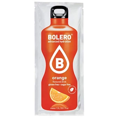 Image of Bolero Essential Hydration Sugar Free Fruit Drink Orange 12 Sachets