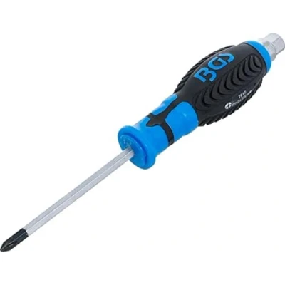 Image of BGS 7913 Screwdriver, Blade with Hexagon profile Cross Slot PH2 Length 100 mm