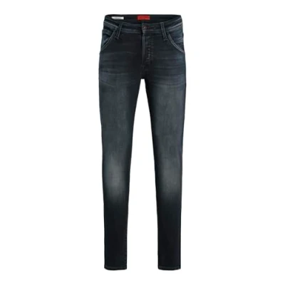 Image of JACK &amp; JONES Male Slim Fit Jeans JJIGLENN JJICON JJ 257 50SPS NOOS Jeans, Dark blue 2, 30 W/34 L