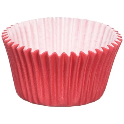 Image of Holly Cupcakes 180 Excellent Quality Red Muffin Cases