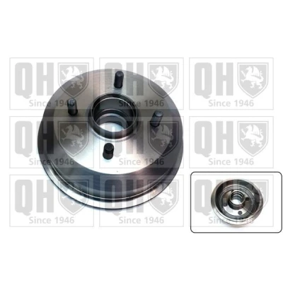Image of 1E0026251, 1E0026251A, 1E0126251, 1E0126251A, 1E0226251 Brake Drum QUINTON HAZELL BDR393 178mm FORD: Escort 6, KA Hatchback, FIESTA 4