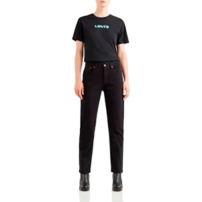 Image of Levi&#039;s 501 Crop Women&#039;s Jeans, Black Heart, 23W / 28L