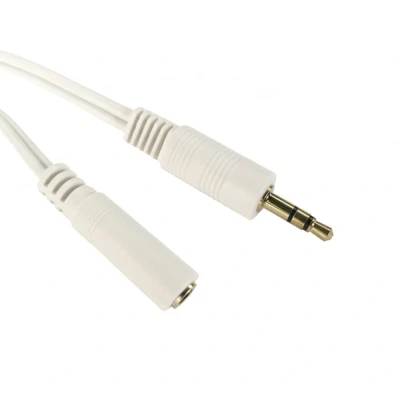 Image of 3m 3.5mm Stereo Extension Cable White