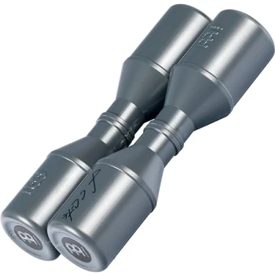 Image of Meinl Percussion Shaker Luis Conte Stadium Artist Series Double 17 cm Length Plastic, Grey (SH45GR)