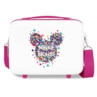 Image of Disney Minnie Magic Adaptable Beauty Case White 29x21x15 cms ABS