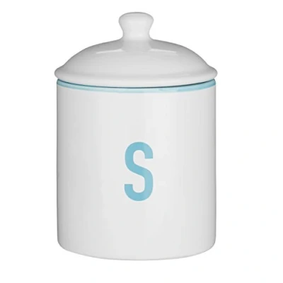 Image of Premier Housewares Homestead Coffee Canister, 570 ml White