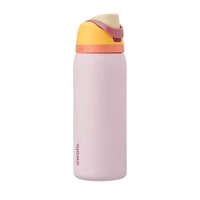 Image of Owala FreeSip Insulated Stainless Steel Water Bottle with Straw for Sports and Travel, BPA Free Bottle, 32 oz, Candy Store