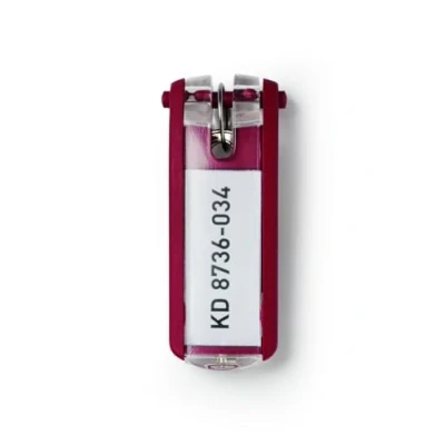 Image of DURABLE Key clips Pack of 6 innovative for clear and easy organisation keys Perfect use with Safes